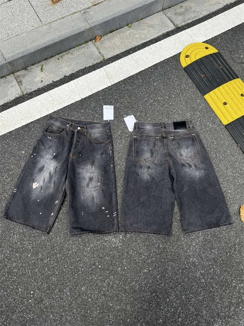 Design Acid Wash Wide-Leg Jeans Blue - 34