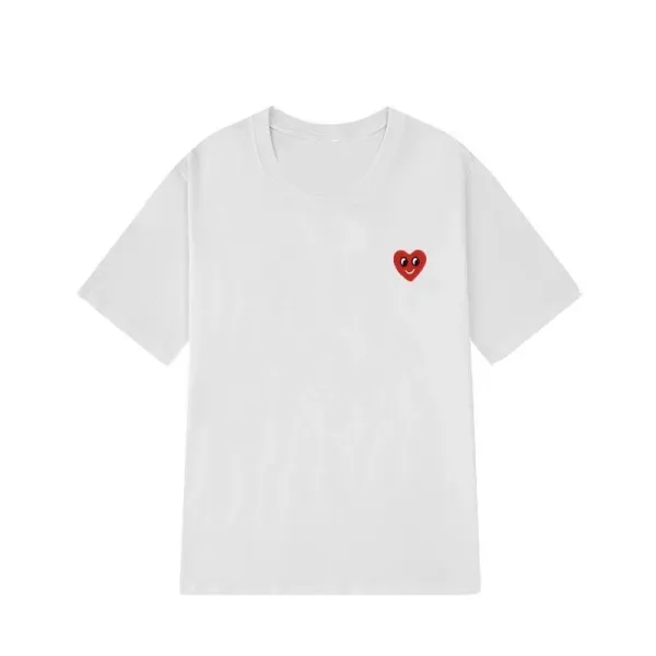 Comme des Garçons Play Heart Logo White Hoodie - 17