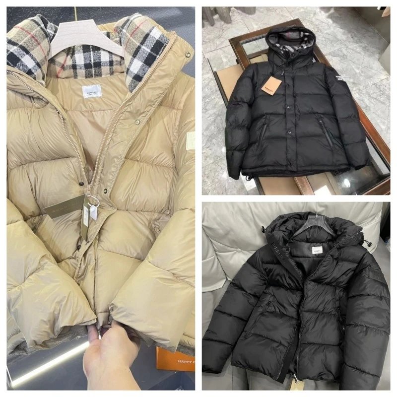 Burberry Check Lined Puffer Ja
