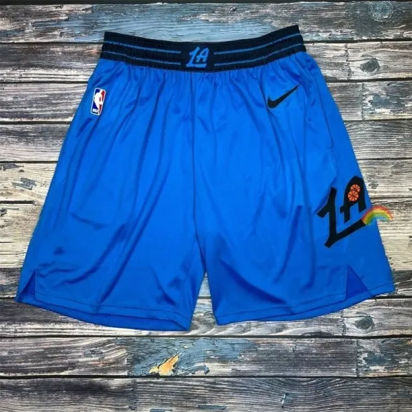 Nike LA Clippers City Edition Swingman Shorts Royal Blue - 1