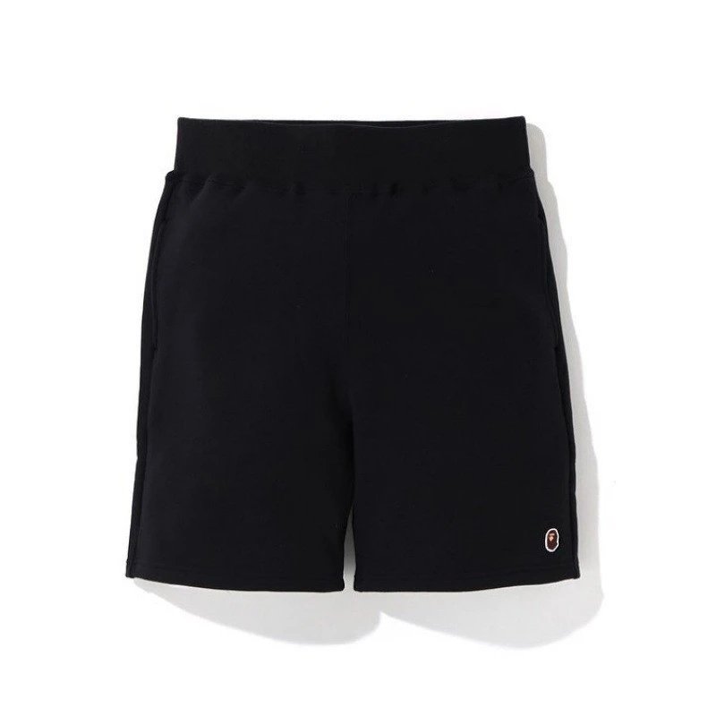 A Bathing Ape Shark Camo Split Shorts Black/Army Green - 17