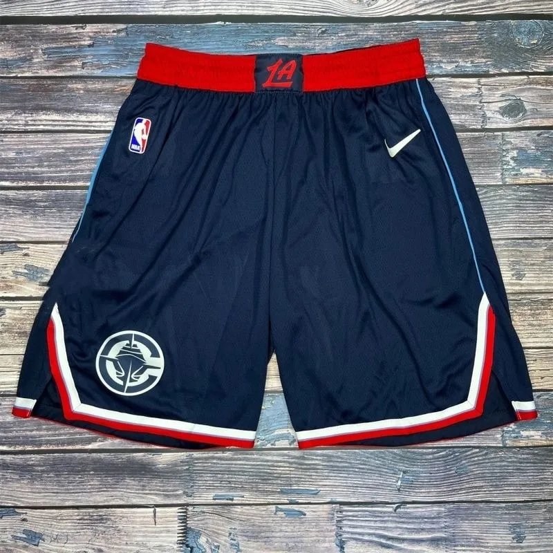 Nike LA Clippers City Edition Shorts Navy/Red - 1