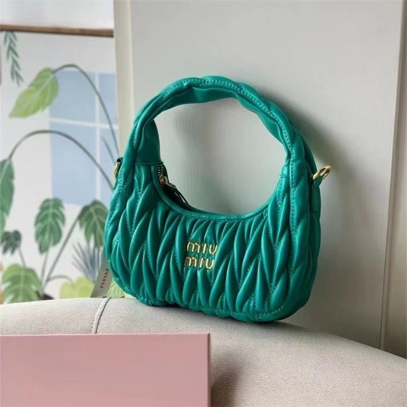 Miu Miu Transparent Handle Tote Bag White - 15