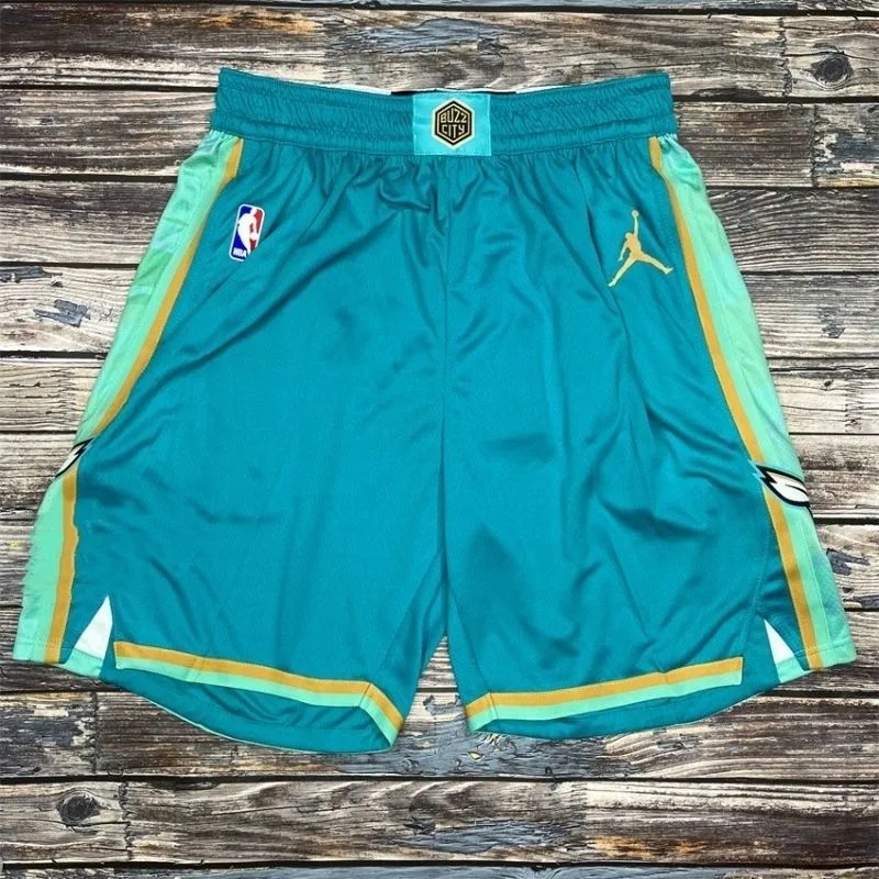 Nike Portland Trail Blazers City Edition Shorts Beige - 23