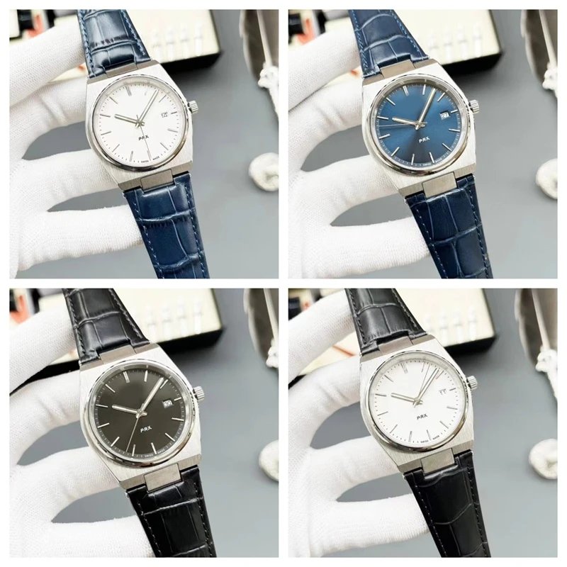 Tissot PRX Quartz Leather Strap Watch