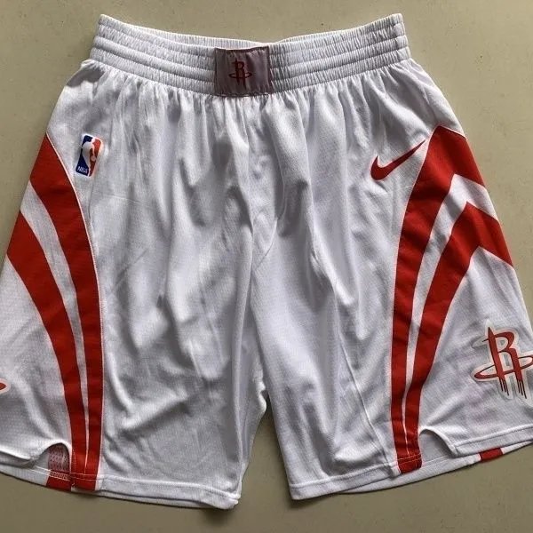 Nike Houston Rockets Swingman Shorts White/Red - 1