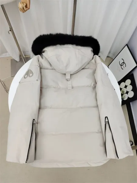 Moncler Genius Down Jacket White with Fur Hood - 20