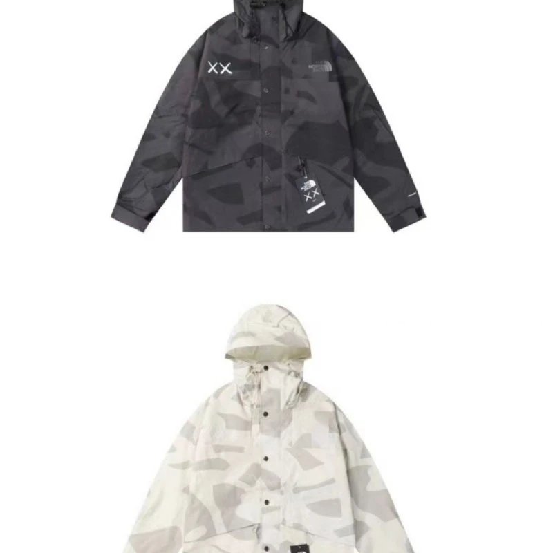 The North Face Mountain Light Jacket Olive Green Navy GORE-TEX Jacket - 8