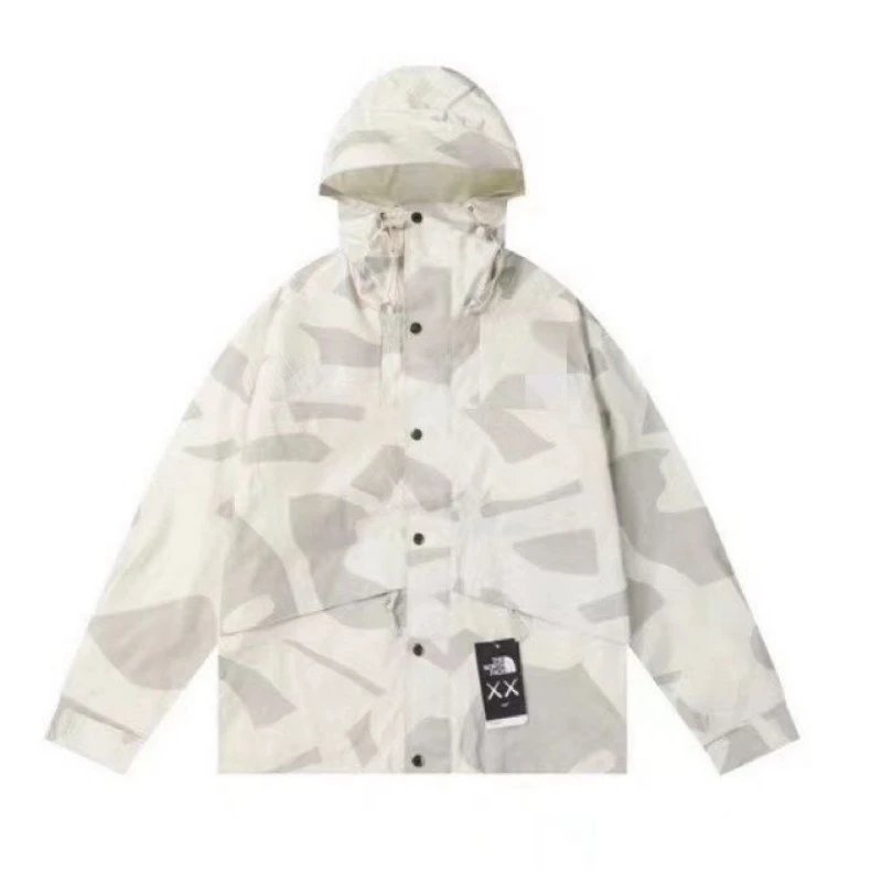 The North Face Mountain Light Jacket Olive Green Navy GORE-TEX Jacket - 10