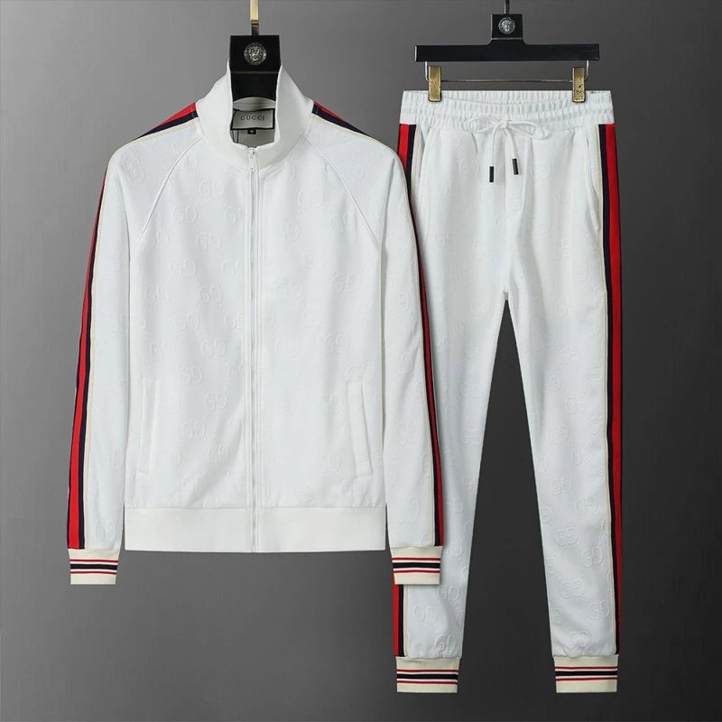 Gucci GG Monogram Track Suit Beige Multicolor Tracksuit - 11
