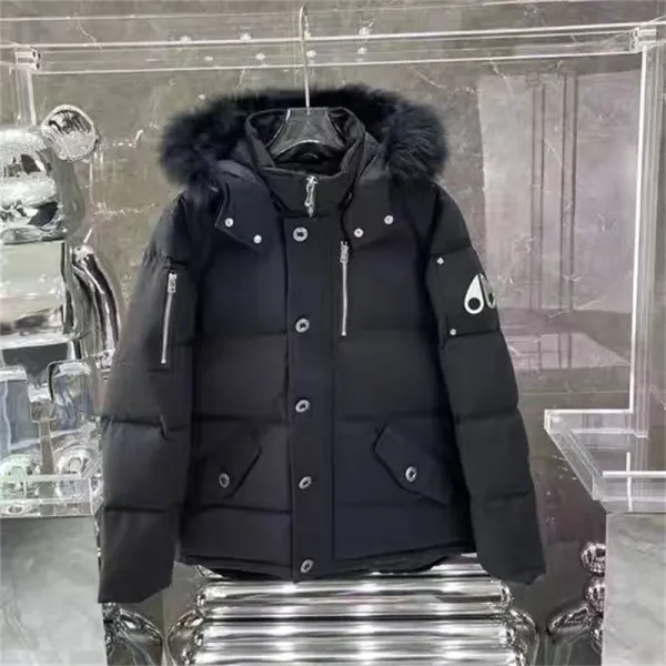 Moncler Genius Down Jacket White with Fur Hood - 3