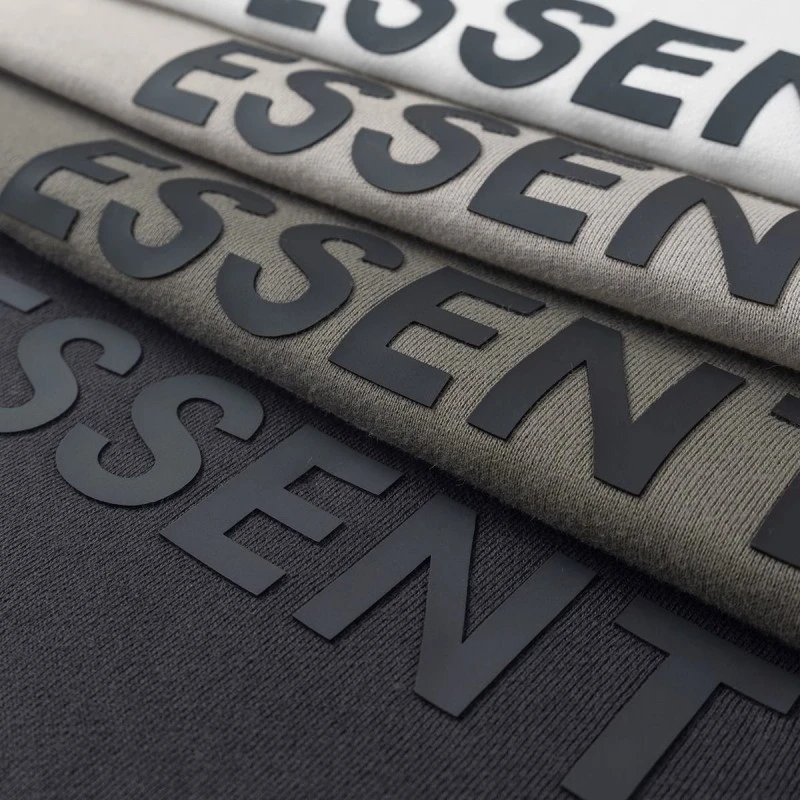 Fear of God Essentials Black Crewneck Hoodie - 19