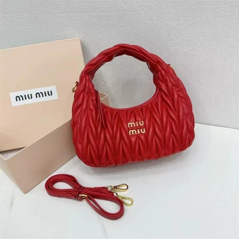 Miu Miu Transparent Handle Tote Bag White - 12