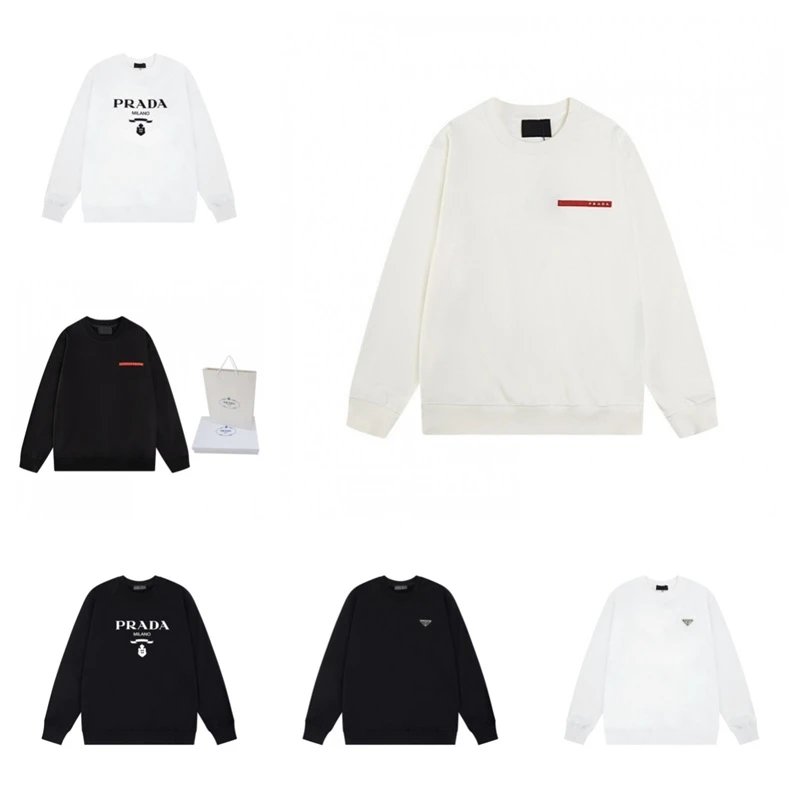 Prada Milano Logo Crewneck Sweatshirt