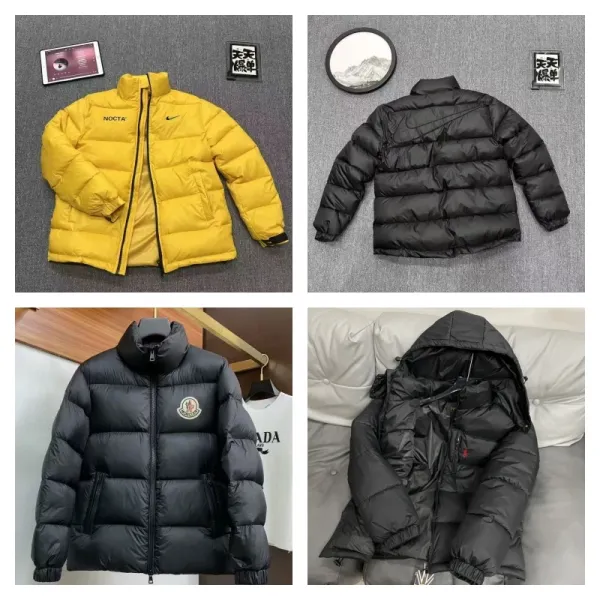 Prada Re-Nylon Puffer Jacket Dark Gray Outerwear Down Jacket - 2