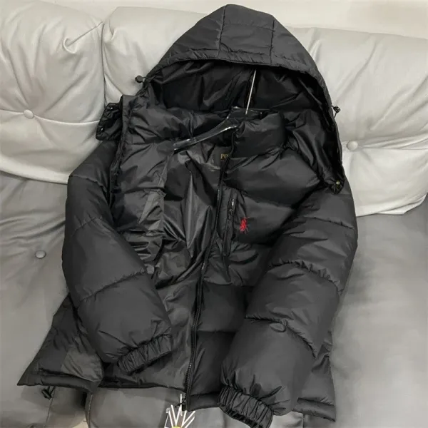 Prada Re-Nylon Puffer Jacket Dark Gray Outerwear Down Jacket - 6