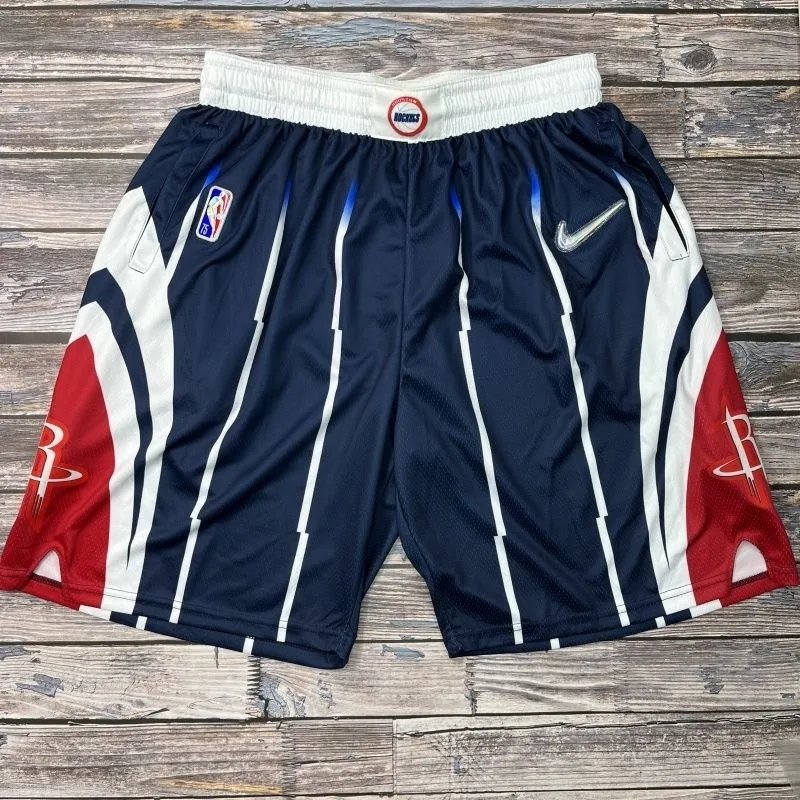 Nike Houston Rockets Swingman Shorts Navy Red White - 1
