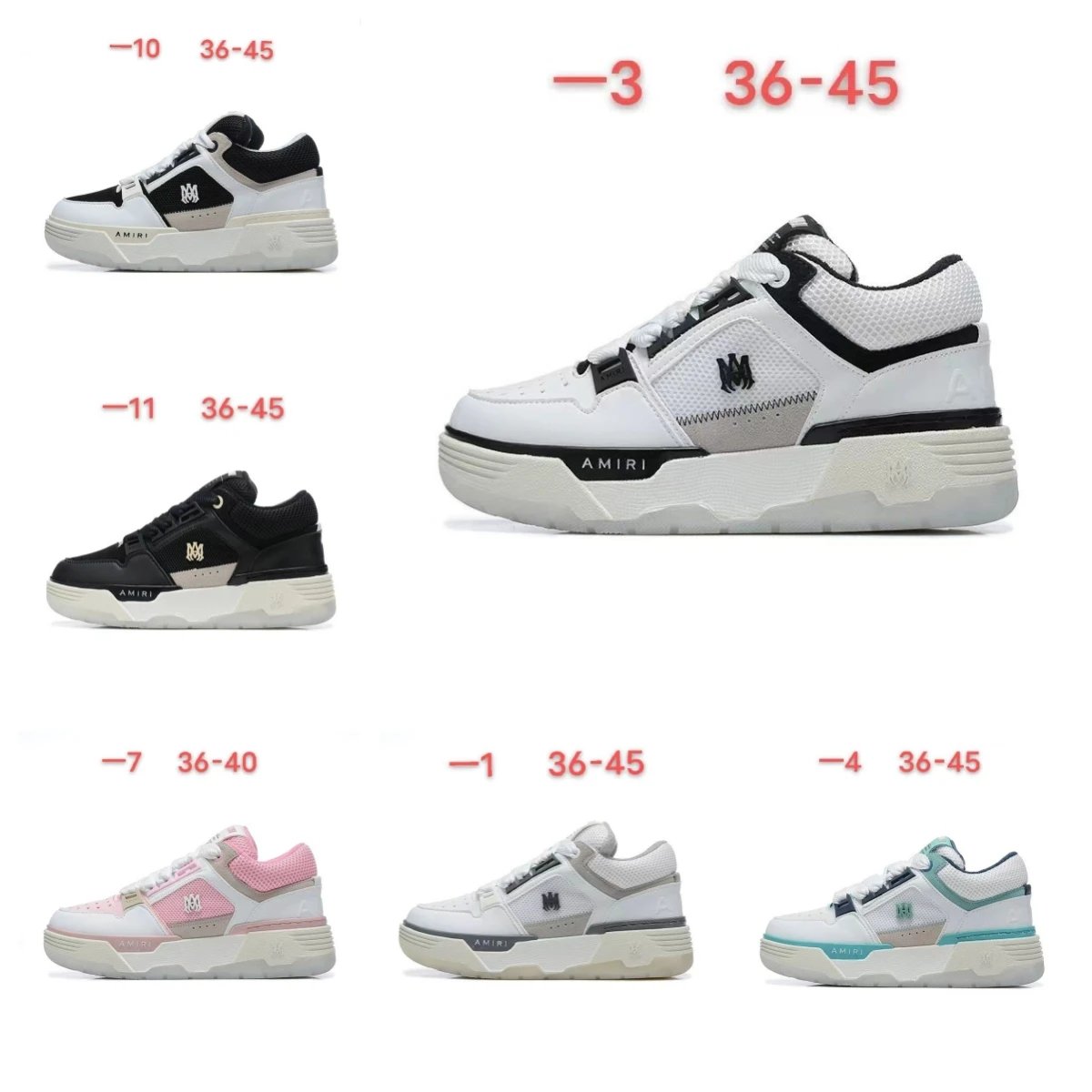 Hundreds of fashionable classic shoes