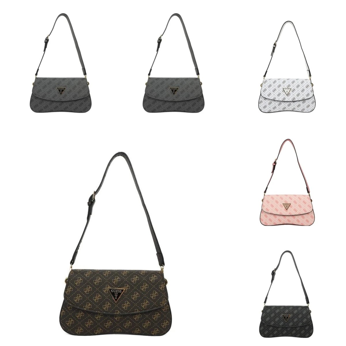 Guess Logo Flap Shoulder Crossbody Bag
