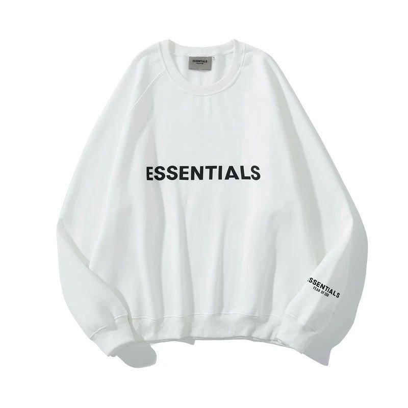 Fear of God Essentials Black Crewneck Hoodie - 13