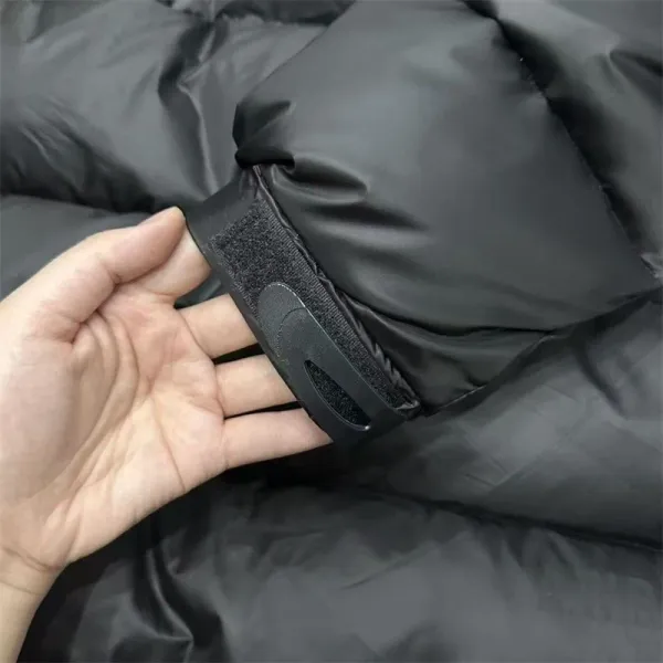 Prada Re-Nylon Puffer Jacket Dark Gray Outerwear Down Jacket - 22