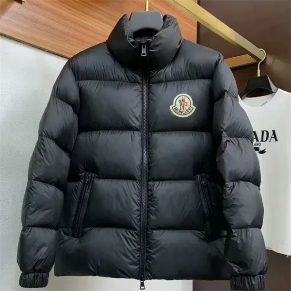 Prada Re-Nylon Puffer Jacket Dark Gray Outerwear Down Jacket - 5