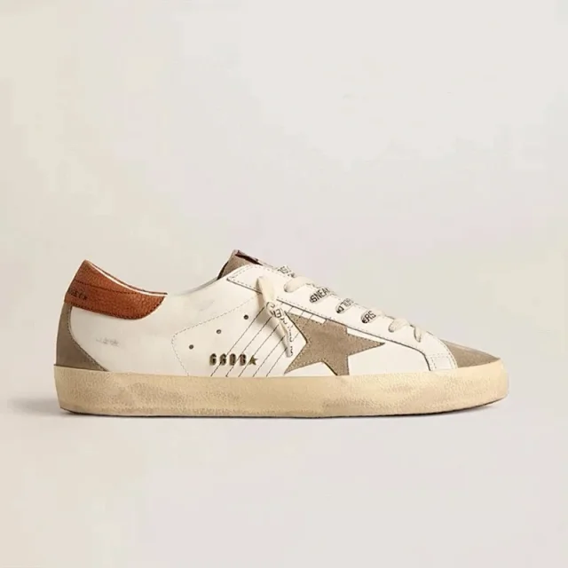 Golden Goose Sneakers Super-Star glitter star low-top product detail image 8