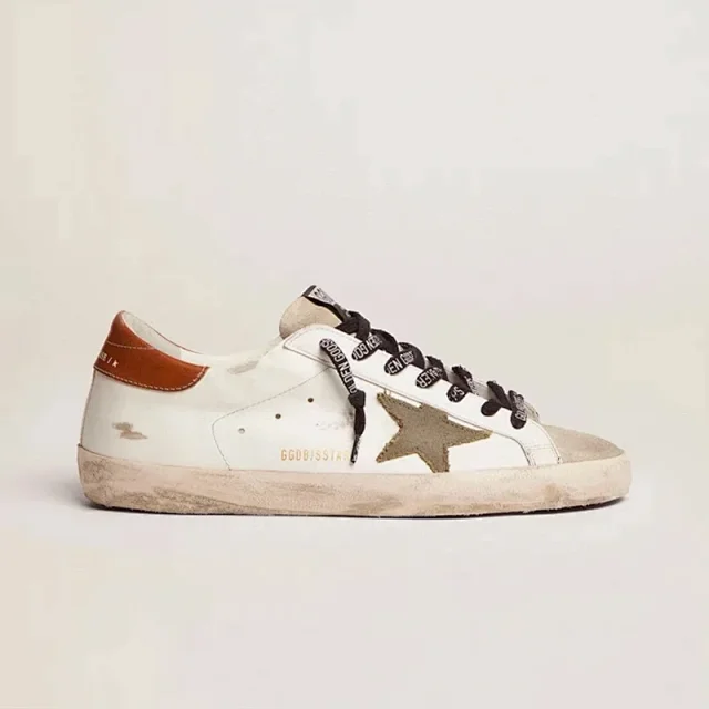 Golden Goose Sneakers Super-Star glitter star low-top product detail image 9