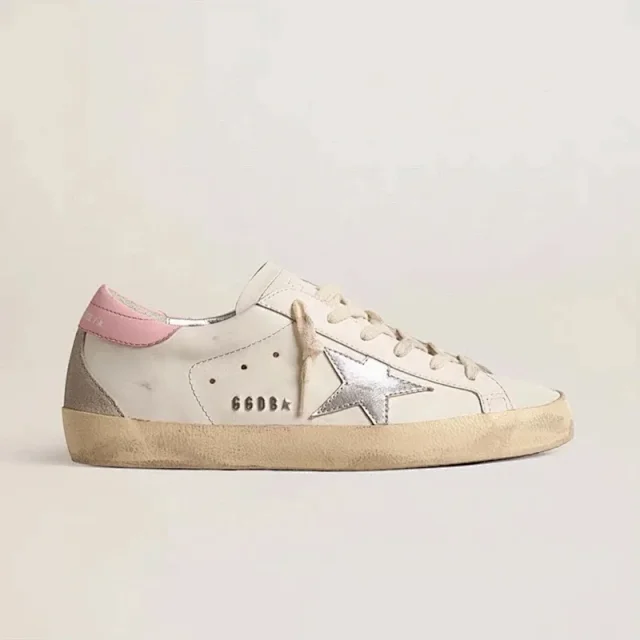 Golden Goose Sneakers Super-Star glitter star low-top product detail image 4