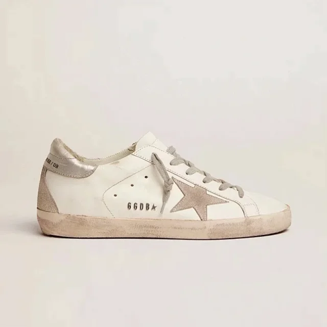 Golden Goose Sneakers Super-Star glitter star low-top product detail image 5