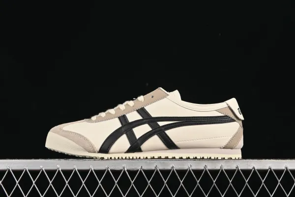 Asics Onitsuka Tiger Mexico 66 Beige and Black Sneakers - 1