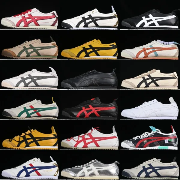 Asics Onitsuka Tiger Mexico 66 White Green Red Sneakers - 3