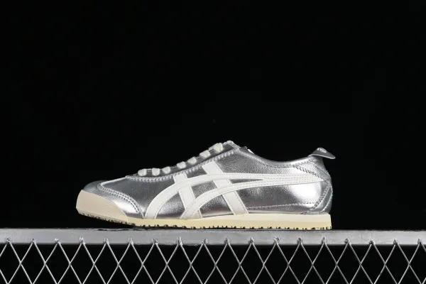 Asics Onitsuka Tiger Mexico 66 Silver Metallic Sneakers - 1