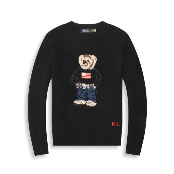 Polo Ralph Lauren Bear Sweater Black - 1