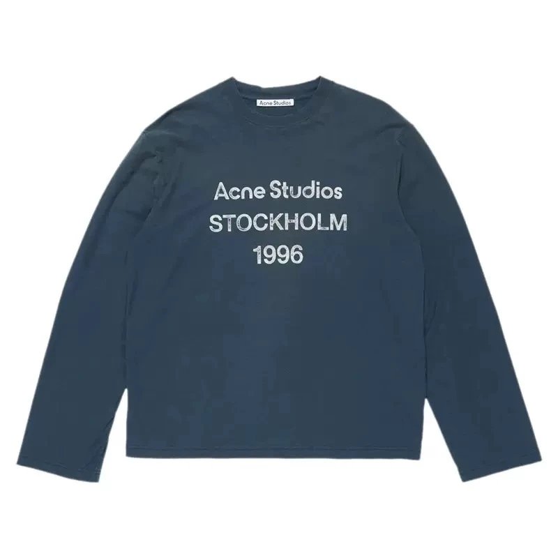Acne Studios Stockholm 1996 Washed Black Long-Sleeve T-Shirt - 14