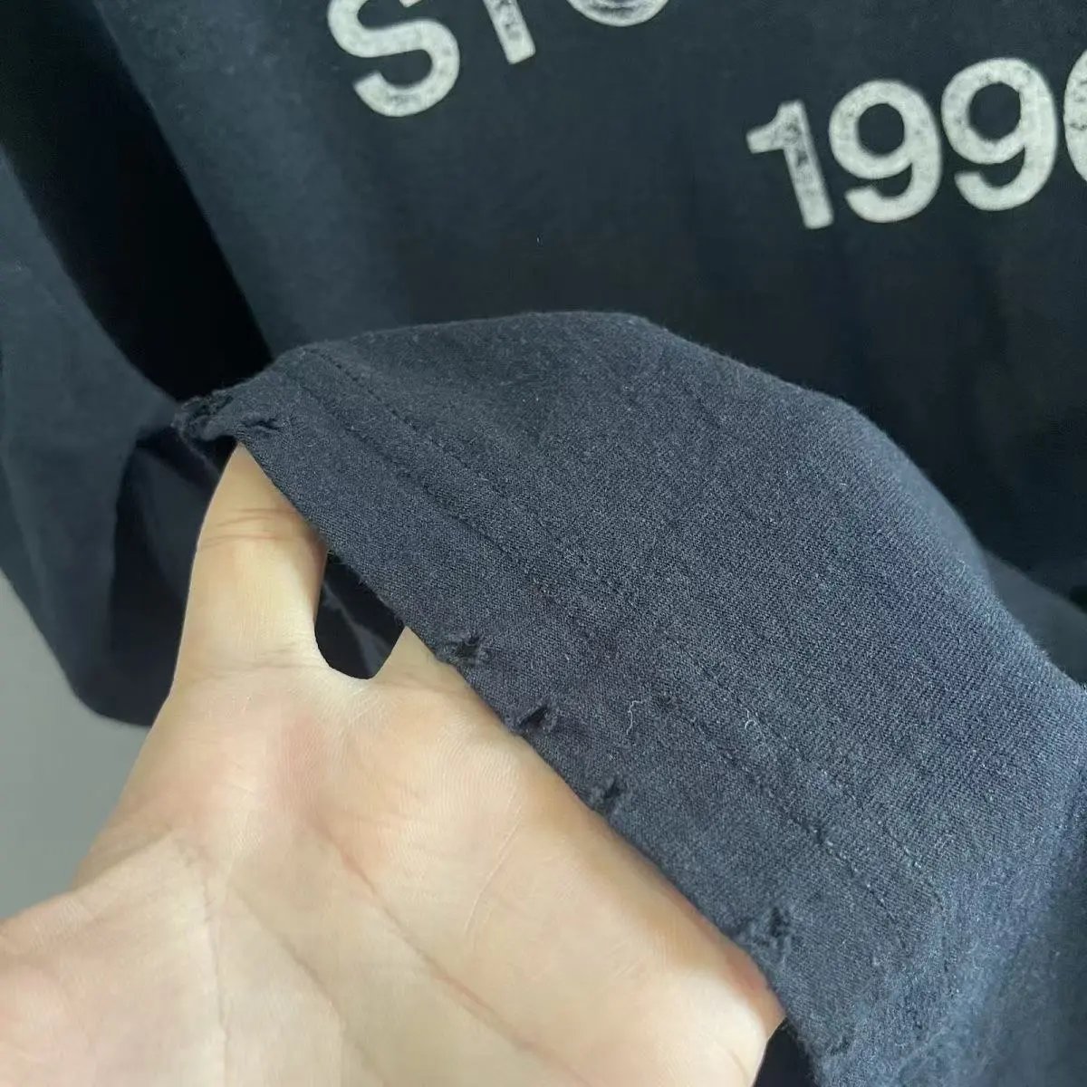 Acne Studios Stockholm 1996 Washed Black Long-Sleeve T-Shirt - 10