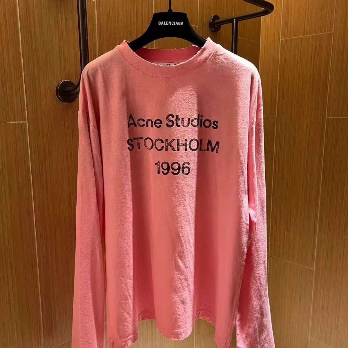 Acne Studios Stockholm 1996 Washed Black Long-Sleeve T-Shirt - 8