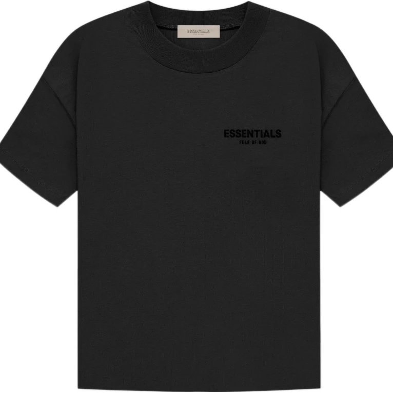 Fear of God Essentials Logo Print Heather Gray T-Shirt - 5