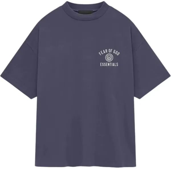 Fear of God Essentials Arch Logo T-Shirt Navy - 1