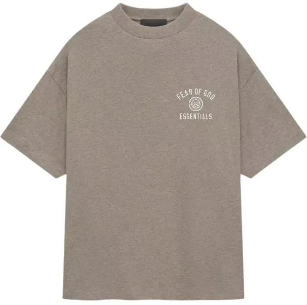 Fear of God Essentials Arch Logo T-Shirt Beige - 1