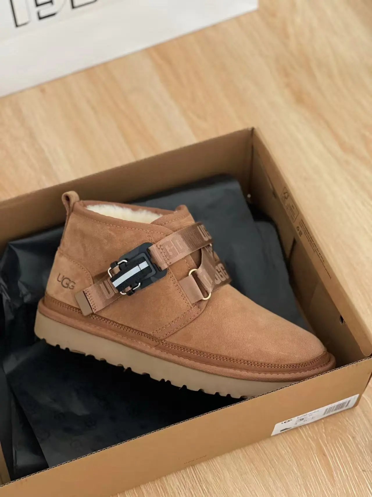 UGG Boots Shearling-Lined Double-Strap Buckle Ankle image 10