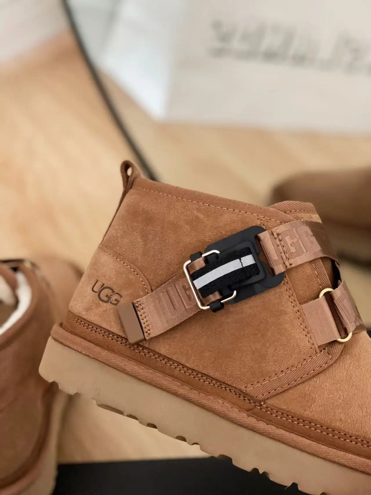 UGG Boots Shearling-Lined Double-Strap Buckle Ankle image 9