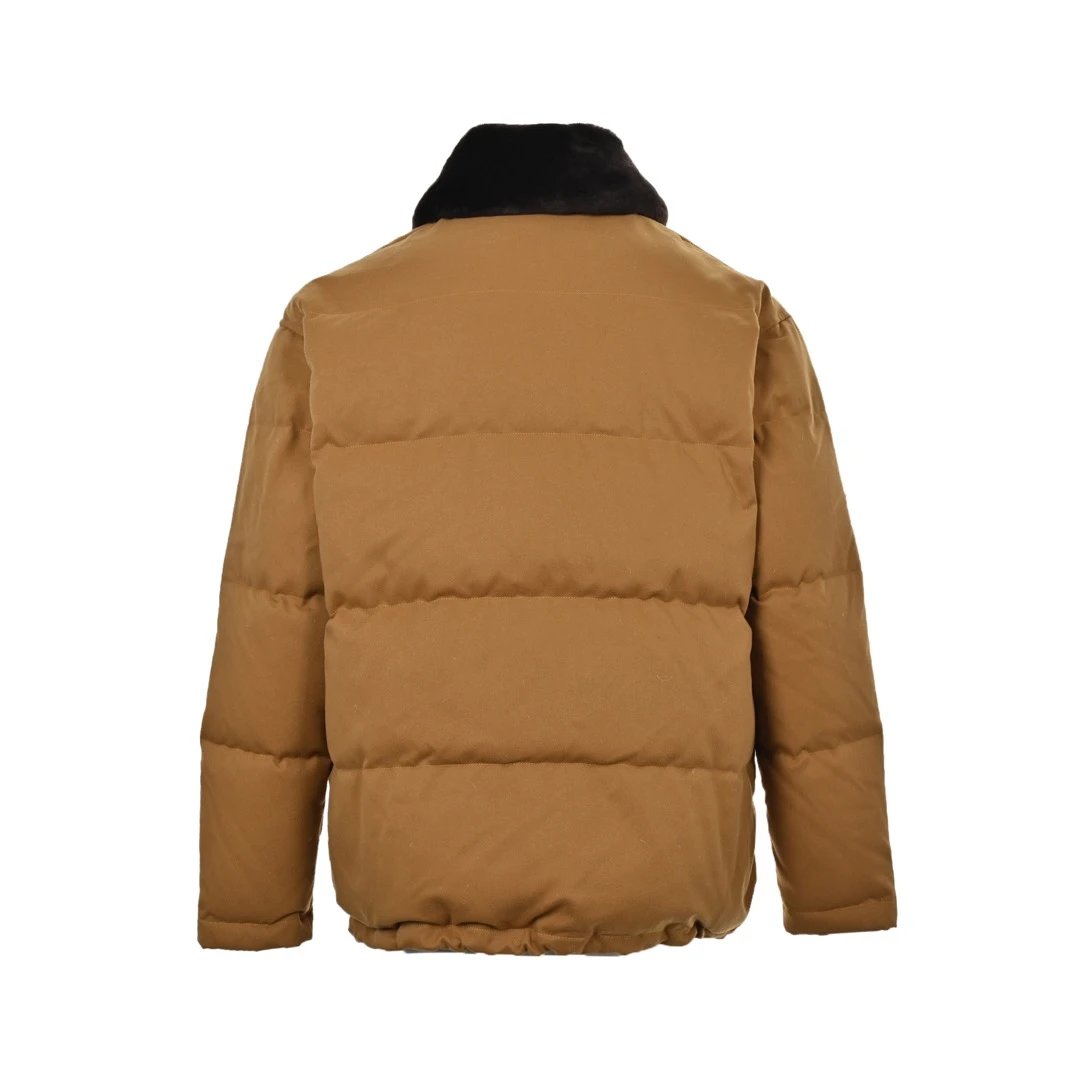 MIU224Fw 贴布小标毛领羽绒服 4