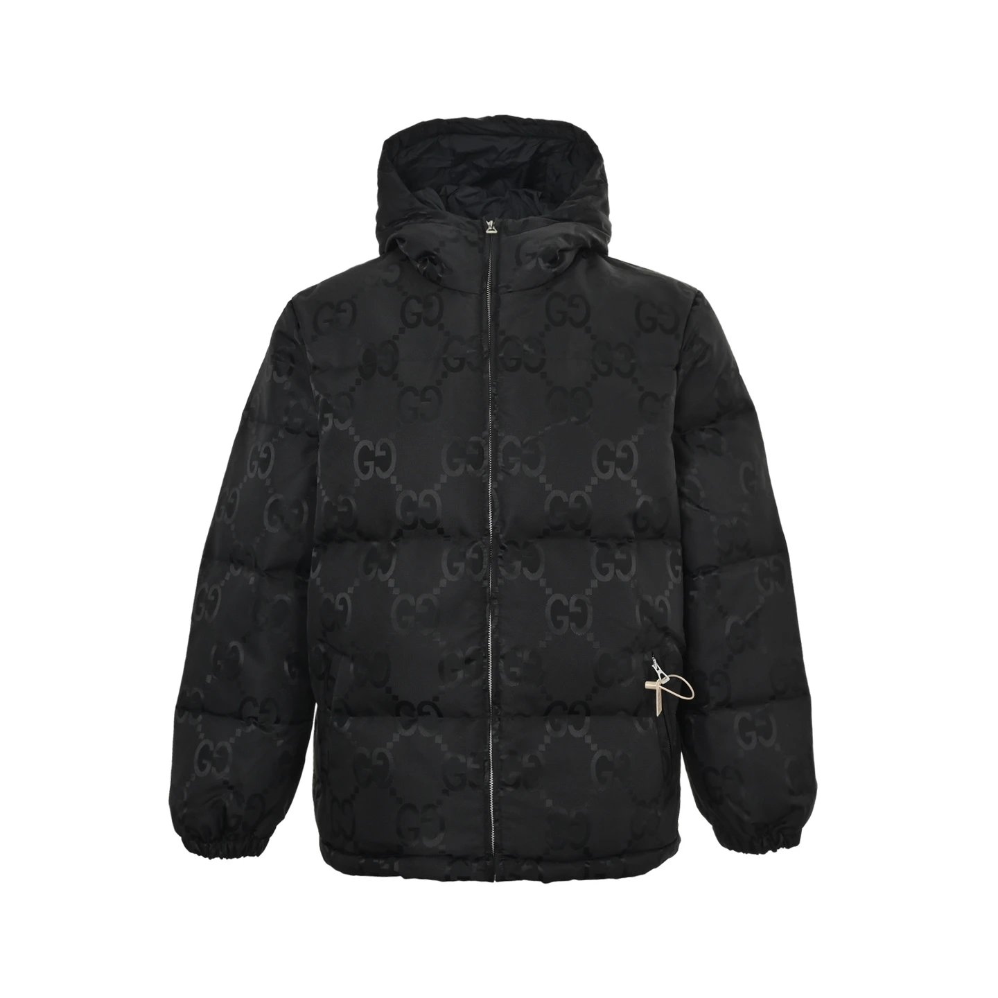 古牌GG字母暗纹提花羽绒服 3