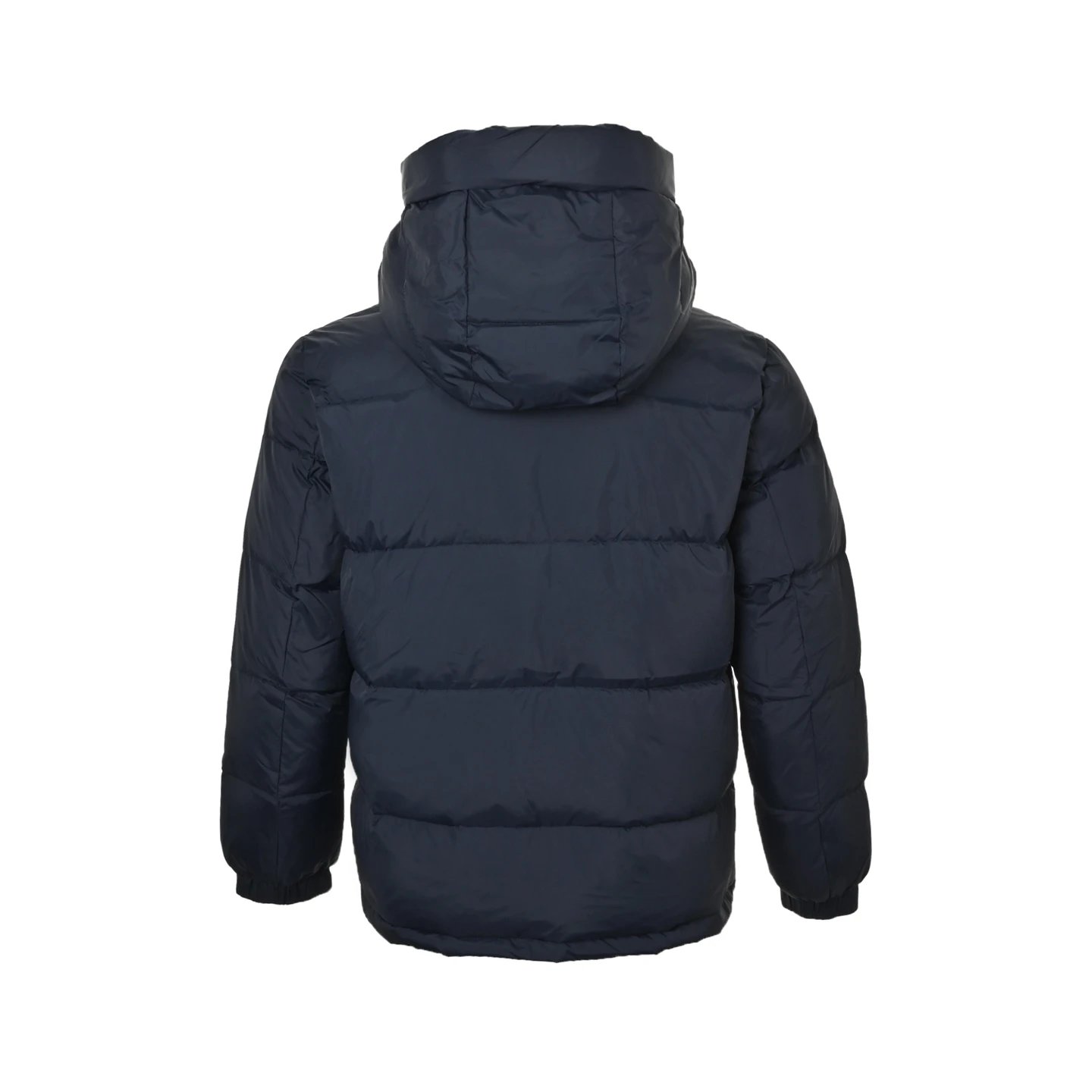 古牌胸前条纹logo连帽羽绒服 7