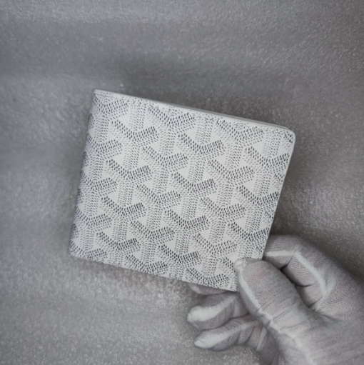 Goyard White Leather Wallet