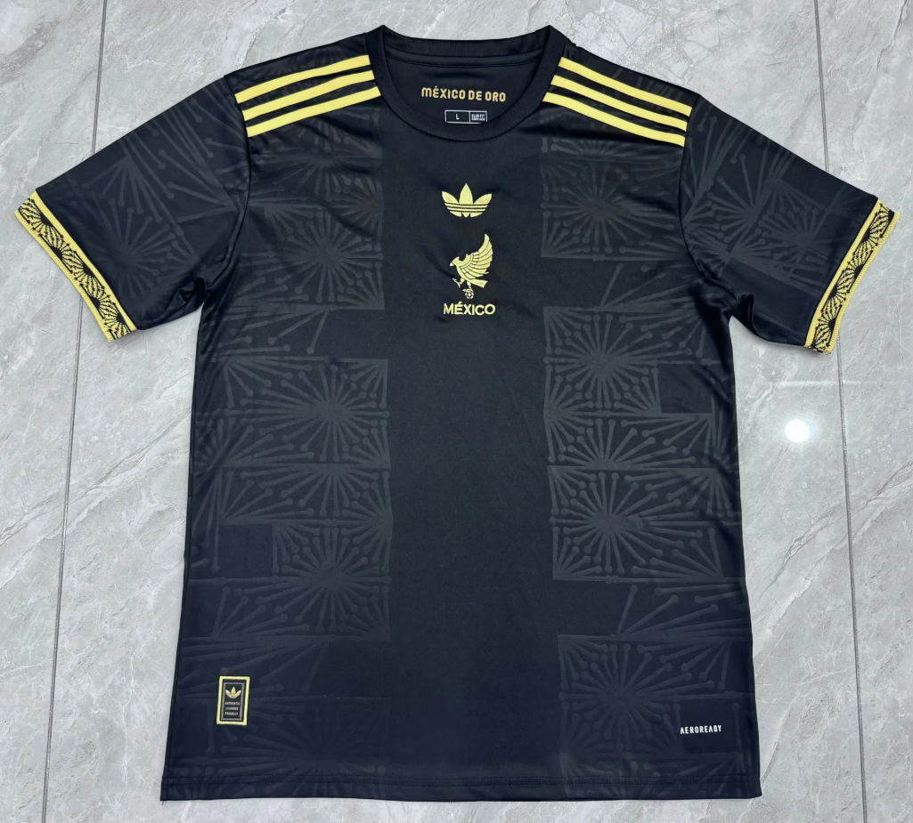 Adidas Black Mexico Soccer Jersey