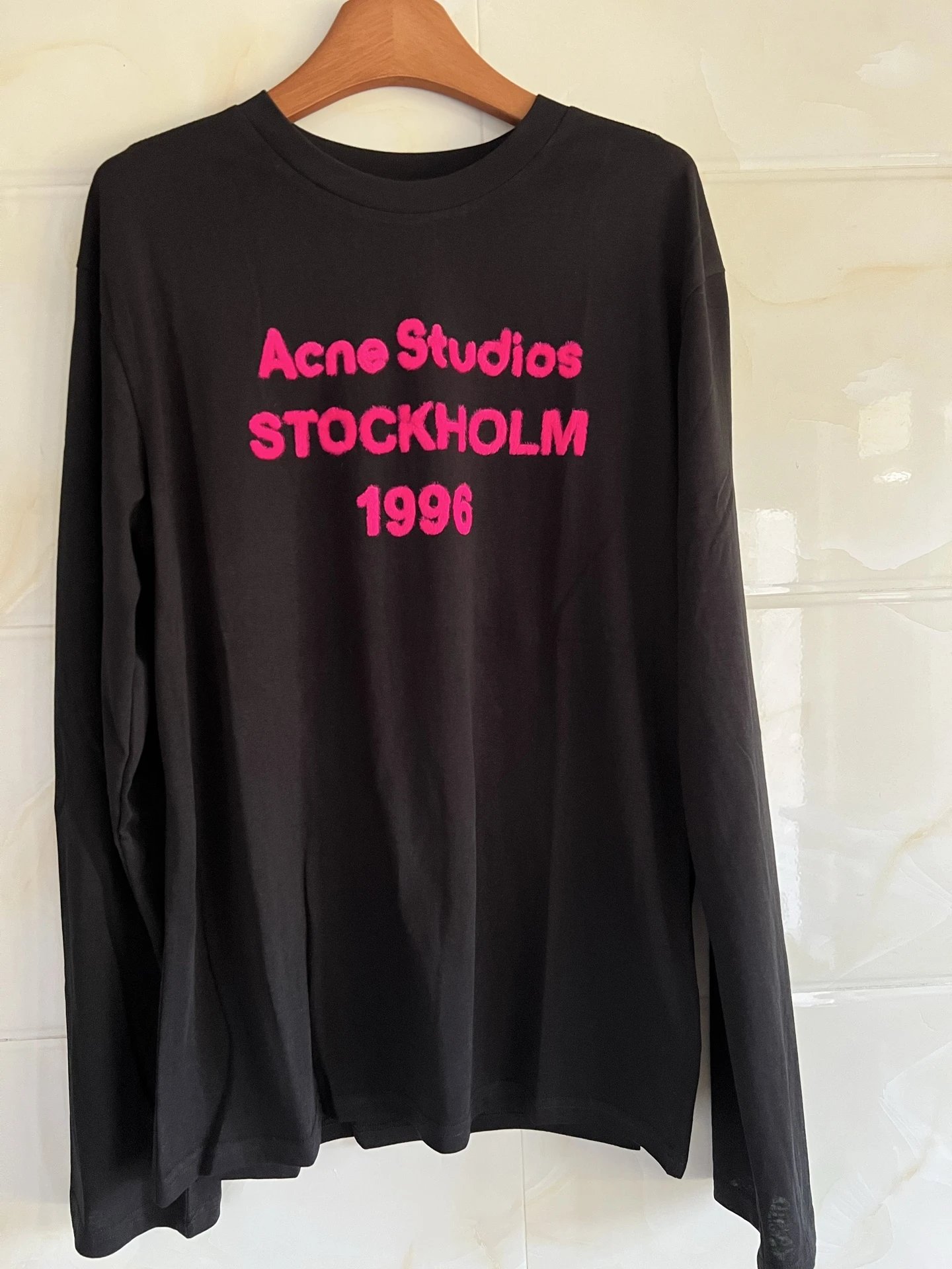 Acne Studios Stockholm 1996 Long Sleeve T-Shirt Black