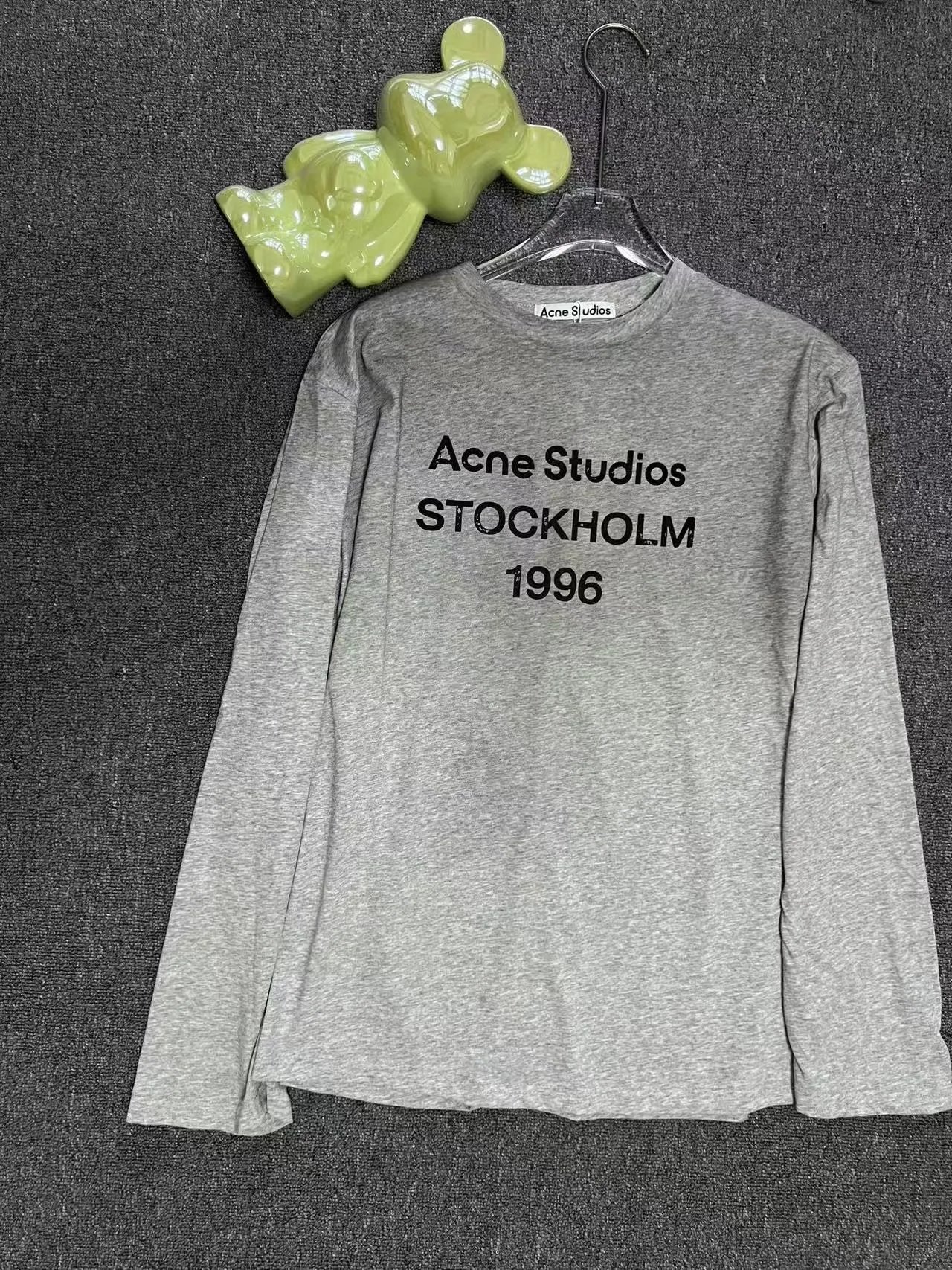 Acne Studios Stockholm 1996 Long-Sleeve T-Shirt Gray