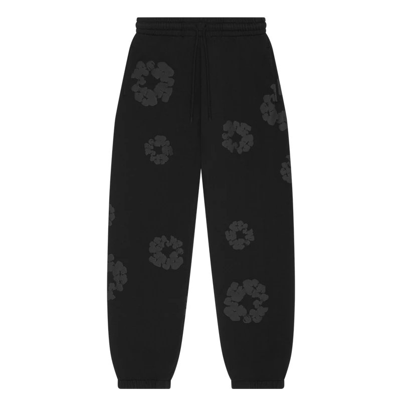8155-Black Gray Pants
